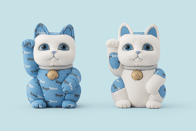 江戸木目込 招き猫 イメージ 1