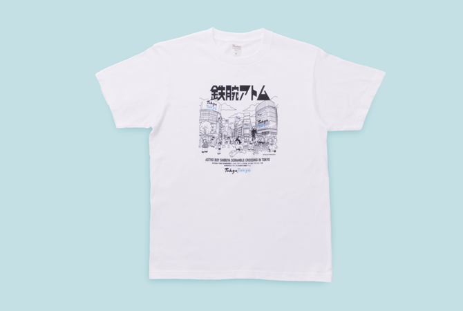 Tシャツ<br>「Tokyo Tokyo ロゴ」<br>「渋谷スクランブル交差点の鉄腕アトム」 イメージ 4