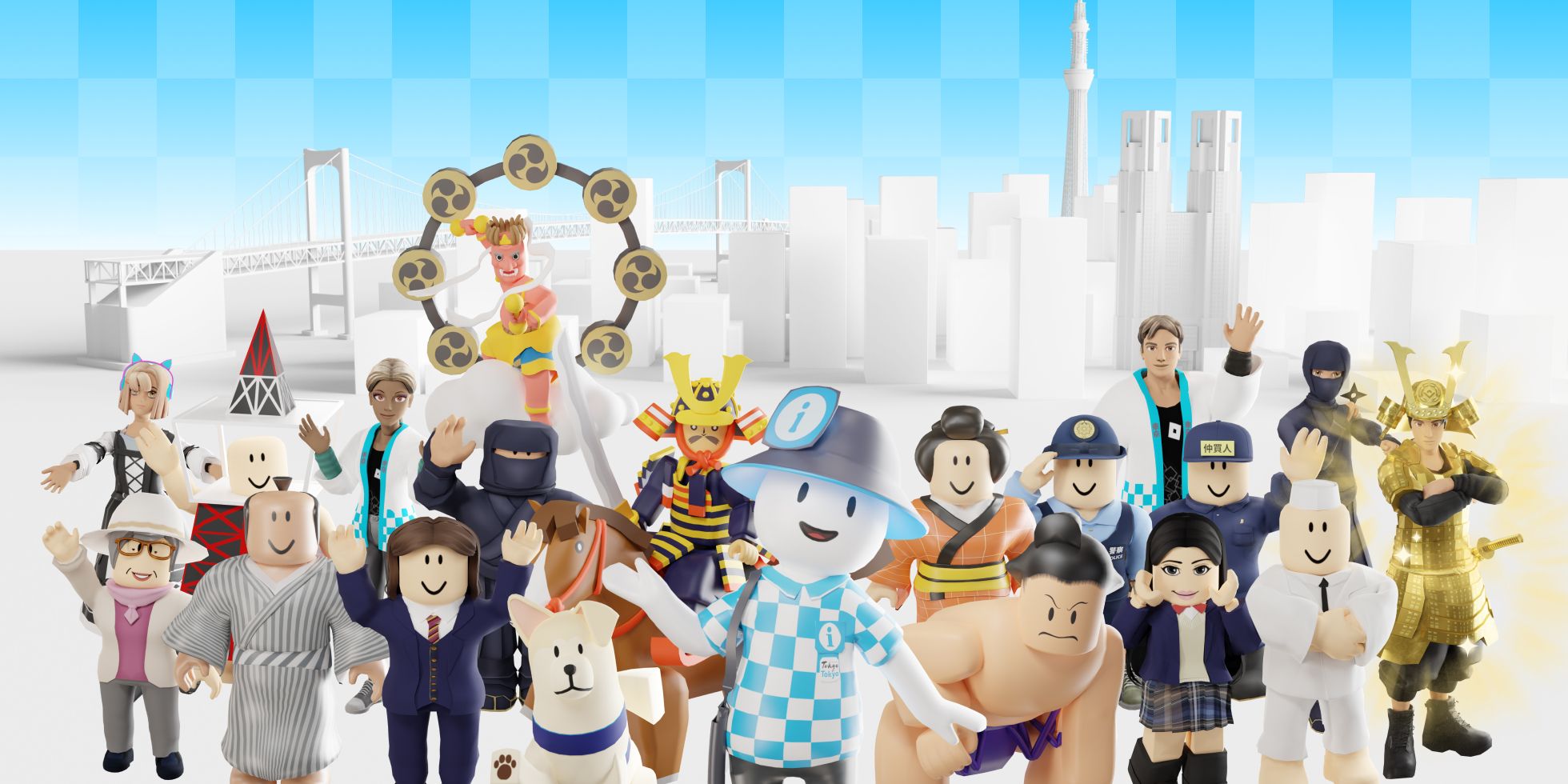 MEET TOKYO AS NEVER BEFORE<br>ーHELLO! TOKYO FRIENDS now on Robloxー