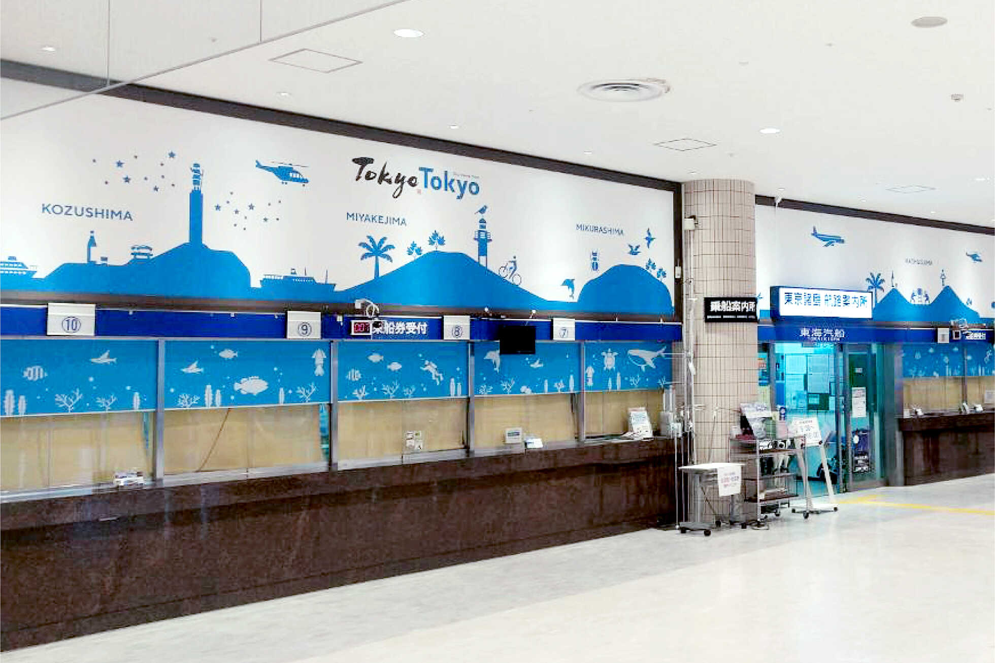 5か所の都有施設でTokyoTokyoデザイン装飾を掲出しました! イメージ